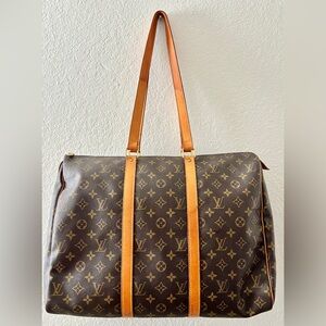 Authentic Louis Vuitton Logo Monogram Flanerie 45 Shoulder Bag Classic Vintage